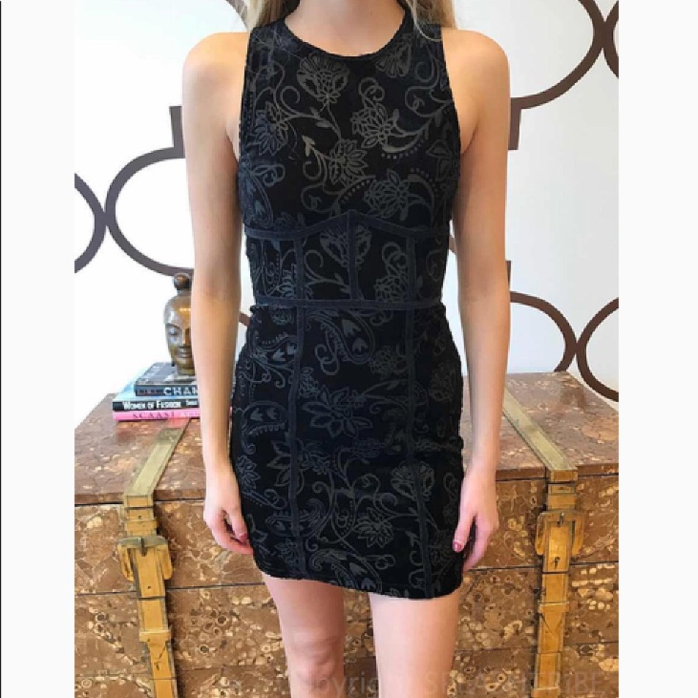 Free People Burnout Babe Bodycon Dress